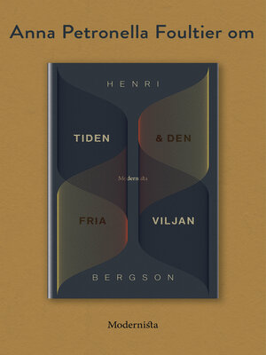 cover image of Om Tiden och den fria viljan av Henri Bergson